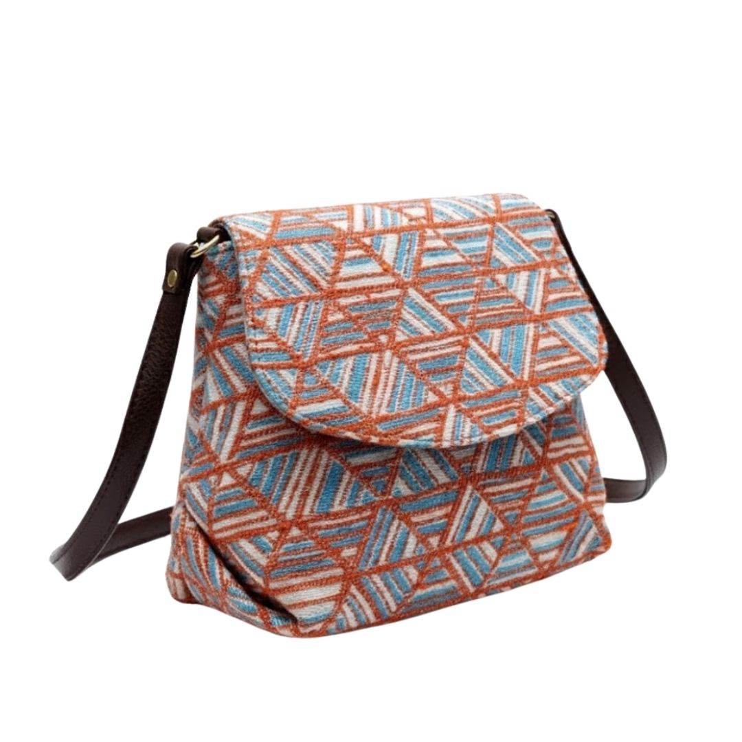 Stylish Fabric Flap Sling Bag for Everyday Use 114